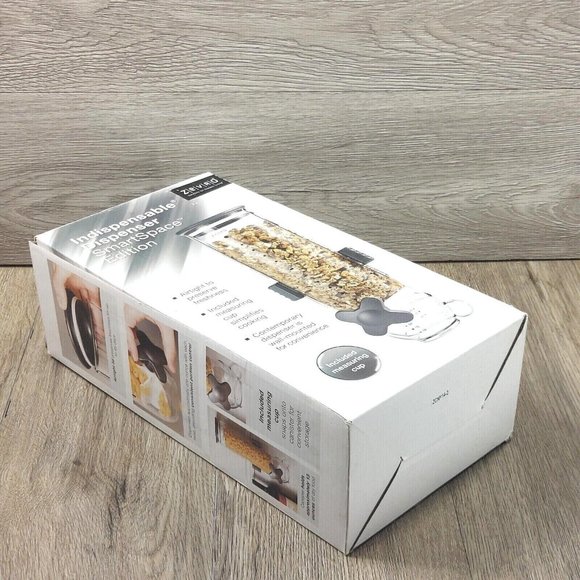 Zevro SmartSpace Wall Mount Single Dry-Food Canister Dispenser w/Measuring Cup - Picture 10 of 10